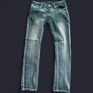 True religion gray blue jeans